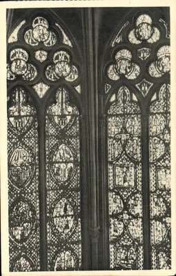Paris, La Sainte-Chapelle — 7e et 8e fenêtres Nord (Chœur) — Sérv. Commercial, Monuments Historiques, G. Païe