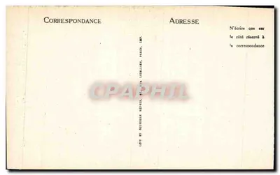 Paris - A Rosace da Santa Capela - Imp. Lefèvre & Neurdein, Paris — Verso