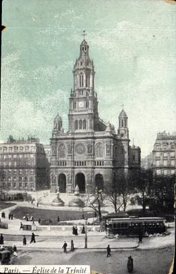 Paris — Igreja da Trindade — Editor não identificado