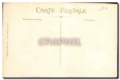 Paris — A Torre Saint-Jacques — L. Dapost, imp. Lill. 1 rue du Helder, Paris — Verso