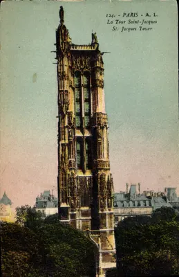 Paris - A Torre Saint-Jacques — A. L. n°124