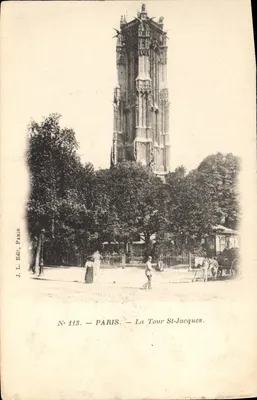 Paris — A Torre St-Jacques — J. L. Edit, Paris, N° 113