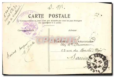 Paryż — Arc de Triomphe de l'Étoile — wydawca nieznany — Rewers