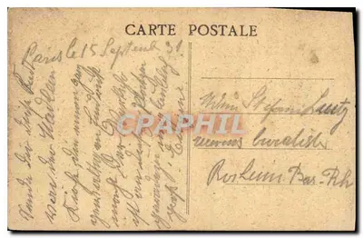 Paryż — ulica Royale i Madeleine — wydawca nieodczytalny — Rewers