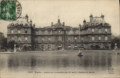 Paris — Jardin du Luxembourg (VIe arrt) — Palais du Sénat — F.F. Paris