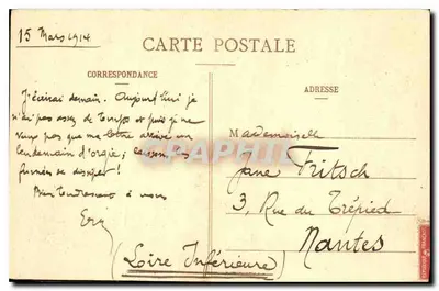 Paris - Luxembourg - Le Sénat — Verso