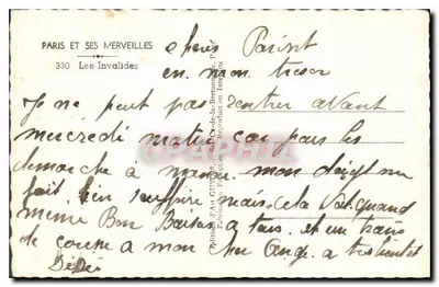 Les Invalides — Paris et ses merveilles 330 — Éditeur Guy — Rewers