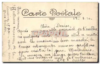 Paris — O Túmulo de Napoleão I nos Inválidos — A. P. n° 277 — Verso