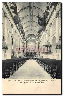Paris — O Interior da Igreja de São Luís do Hôtel des Invalides — 5101