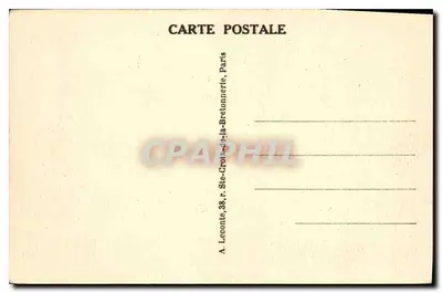 Paryż — Widok na Seinę i Duży Pałac — A. Leconte, r. Ste-Croix-de-la-Bretonnerie, Paryż — Rewers