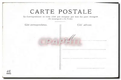 Paris — La Conciergerie — J.C. Paris — Verso
