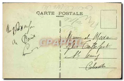 Paris — Museu do Louvre — Estátuas de Gambetta, por Bartholomé (1914-1918) — Verso