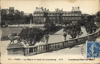 PARIS — Le Palais et le Jardin du Luxembourg — A.P. — n° 235
