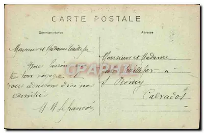 PARIS — Le Palais et le Jardin du Luxembourg — A.P. — n° 235 — Verso