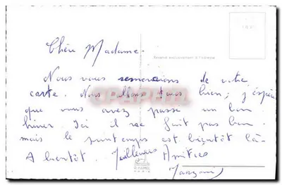 Arranjo de tulipas — ilustração — editor HAMEL, Paris — Verso