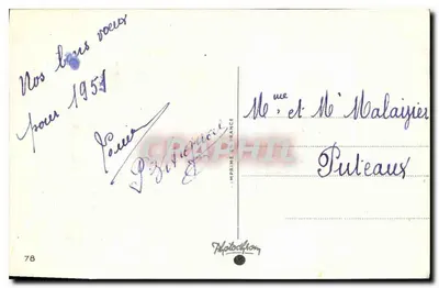 Arranjo de rosas e lilases — Boas Festas — Phototckrom, n°78 — Verso