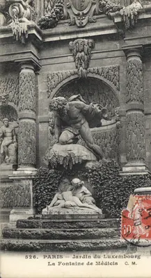 Paris – Jardin du Luxembourg — La Fontaine de Médicis — C.M. n°526