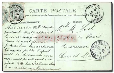Das Kloster Saint-Denis — Die Kirche — Verlag unbekannt — Rückseite