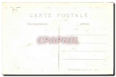 Paris (8e arr.) — O Grande Palácio dos Campos Elísios — Edição Artotique C. M. — Verso