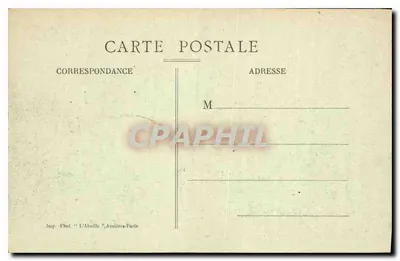 PARIS — I Champs-Élysées — Il Petit Palais — L'abeille, Asnières, n°125 — Verso