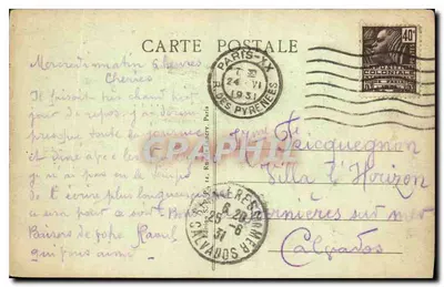 Paryż - Petit Palais - Mały Pałac - S.P.P. - nr 28 — Rewers