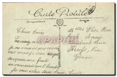 Paris — Le Jardin du Luxembourg — LL. n°159 — Verso