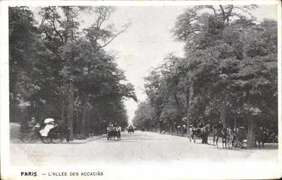 Paris — L'Allée des Accacias — éditeur non visible