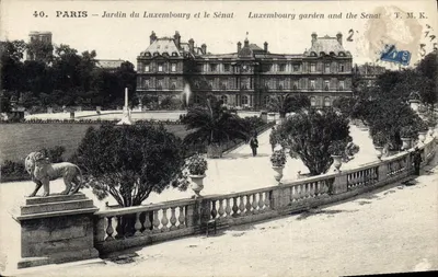 PARIS — Jardin du Luxembourg et le Sénat — T.M.K. n°40