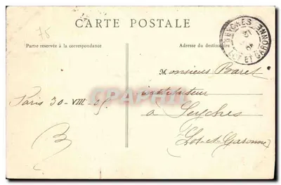 Grób Carnota — Groby Pantheonu — B. F., Paryż — Rewers