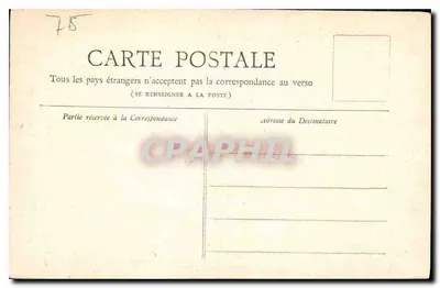 Paryż — Panthéon — Kolekcja Petit Journal — Rewers
