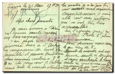 Paryż — Schody Opery — Carrélie, nr 204 — Rewers