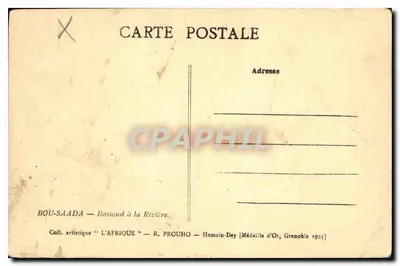 Bou-Saada — Bassoud alla Fonte — R. Prouho — Verso