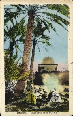 Biskra — Marabout na Oasis — Anat. Gombert