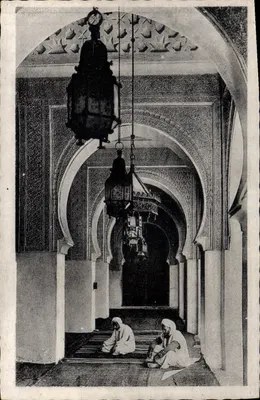 Tlemcen (Oran) — Interior da Mesquita — Conselheiro M. Maccon