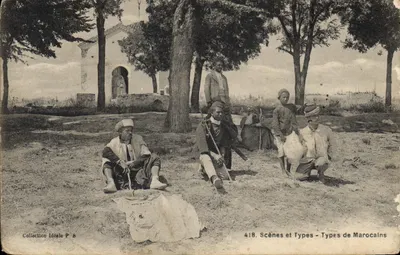 Cenas e Tipos - Tipos de Marroquinos — Coleção Ideal P.A. n°418