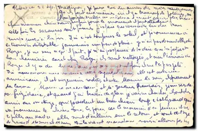 Kamel i szczeniaczek — scena pustyni — wydawca C.P. n° 1157 — Rewers
