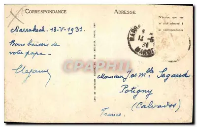 Pejzaż południowy — LL — Scènes et Types, nr 6563 — Rewers