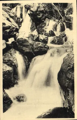 Gorges da Chiffa — Cataratas do Ruisseau dos Macacos — Lévy & Neurdein, Blida