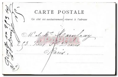 Arc de Triomphe — Paryż — Wydane przez Bon Marché — Paryż — Rewers