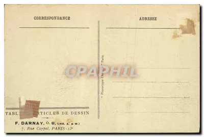 Paris - Arc de Triomphe de l'Étoile — publisher F. Darnay, Paris — Back