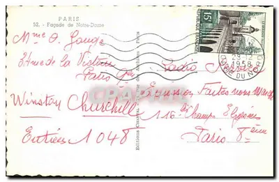 Notre-Dame w Paryżu — fasada — Chantal — Rewers