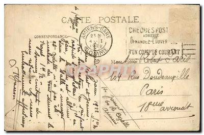 Paryż (20) - Plac Père Lachaise - Le Mur, autorstwa Moreau Vauthier (Szczegół) — Rewers