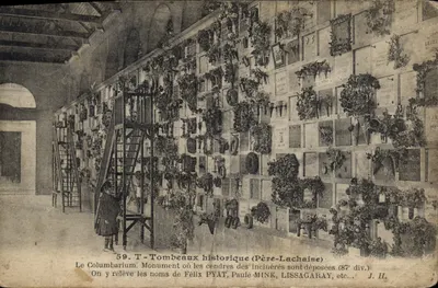 Kolumbarium — historyczne groby (Père-Lachaise) — J. H.