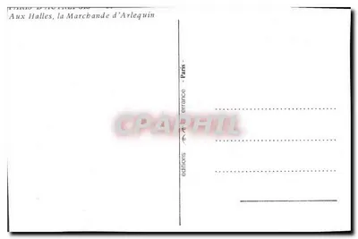 Halles Capitales — Na Halles, Sprzedawczyni Arlequina — wydawnictwo Arlequin, Paryż — Rewers