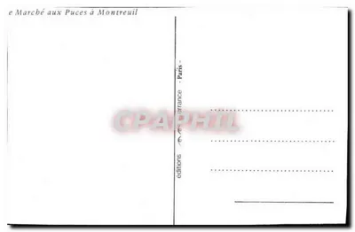Der Flohmarkt - Das Eisen bei Bincollard — Évérance Verlag, Paris — Rückseite