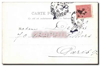 PARIS — Les Invalides — Ch. FAY, rue de la Paix, n°9 — Verso