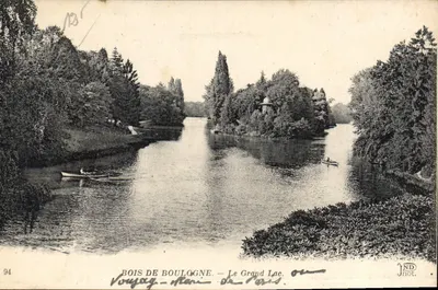 Bois de Boulogne — Le Grand Lac — Voyages - Paris