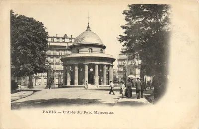 Paris — Entrée du Parc Monceaux — éditeur non visible