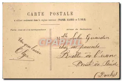 PARIS - Palazzo della Legion d’Onore — editore non visibile — Verso