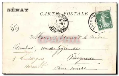 Jardin du Luxembourg — Le Musée — Éditeur non identifié, n° 10 — Verso
